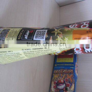 Pyro Gold Conic Fountain Fireworks CE Module BEC Examination