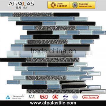 construction material resin glass tiles strip kitchen backsplash