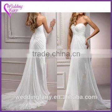 Newest product different types a line embroidery bridal dress in many style