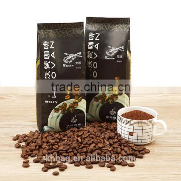 Side gusseted coffee bean packaging bag