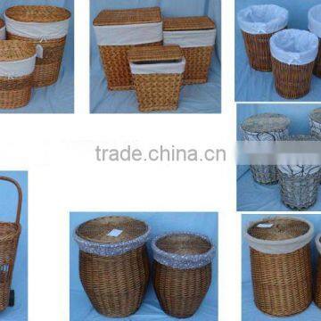 wicker laundry basket