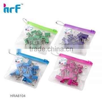 metal binder clip set 16pk