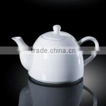 high quality durable super white porcelain tea pot & coffee pot H0535