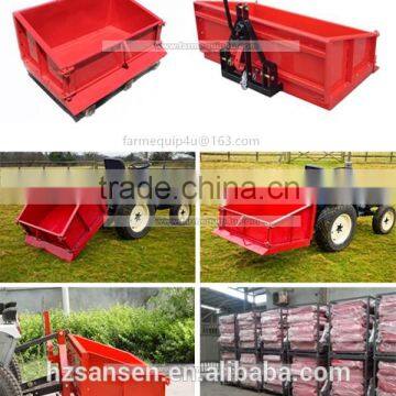 Tractor 3point Tipping Transport Box for Sale ,tractor Back Bucket photo-3