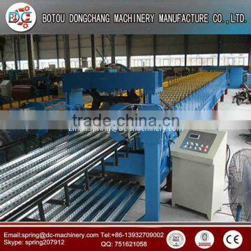 China factory supplier Steel building use steel floor deck macking machine, floor deck roll forming machine