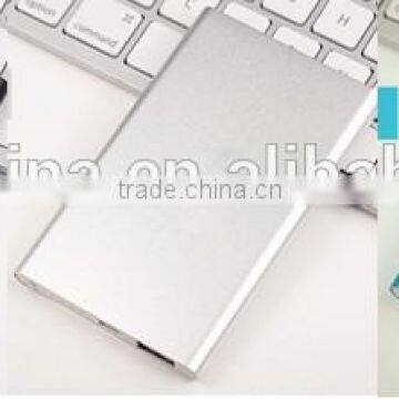 FPB-904 Power bank card 5000mAh,Aluminium Alloy materia