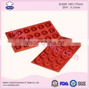 Round dounts shape silicone cake mould cake baking pans