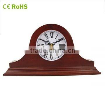 2015 novelty wood station antique mantel clock (TC-13)