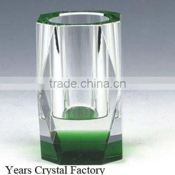 Unique Optical Square K9 Crystal Pen Holder for Wholesale