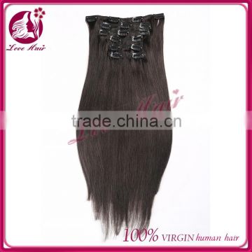 China wholesale brazilian hair , unprocessed indian hair,cheap real hair extensions clip in hair