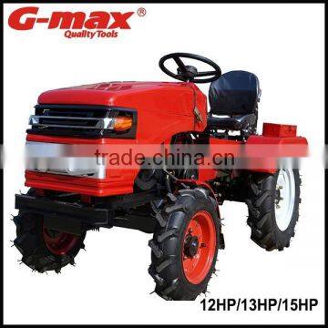 G-max 12HP/13/HP/15HP Multi-function 4 Wheels Walking Tractor GT-TR12