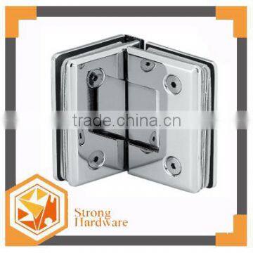 SH-90BD Factory-made zinc alloy ,SUS201/304/316 Mirror/Mat flexible Door hinge,HOT-sale glass fitting double sides shower hinge