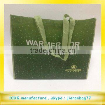 customized full color printing laminated nonwoven bag,film lamination non-woven bag