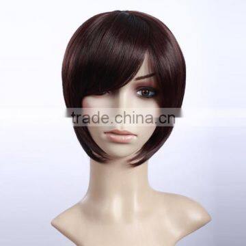 Wet and Wavy Cheap Lace Front Wig Short Wig Synthetic Bang Wholesale European Kosher Wig Distributor photo-2