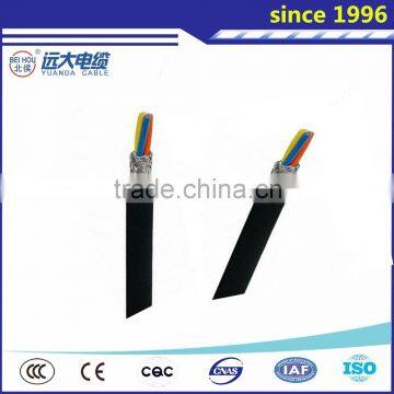 22 awg 4mm copper conductor PVC insulated PVC sheathed shielded flexible cable