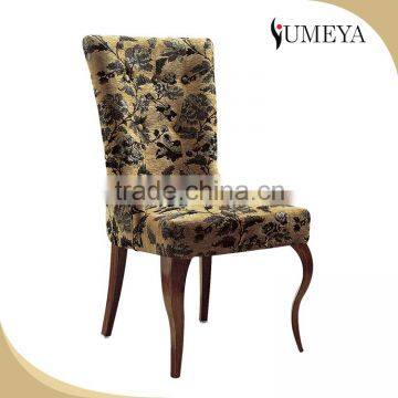 Made in china classic design restaurant hotel luxury aluminum antique dining chair