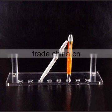 Customize pen holder diary with pen holder Shenzhen acrylic products factory