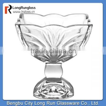 LongRun wholesale square dessert cup/ice cream cup with stand