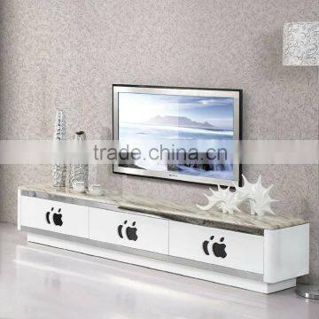 tv hall cabinet living room furniture designs marble top wooden base tv kabinet with drawers