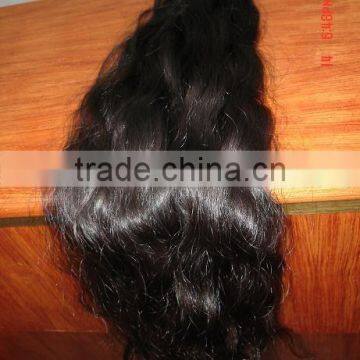 Natural brown color Remy Human Hair-Natural curly / Virgin Hair / Raw Hair / Brazilian Hair / Pigtail