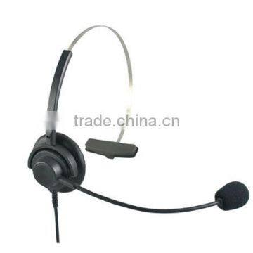 Monaural type telephone headset with rj11 for call center with QD optional (OEM/ODM)