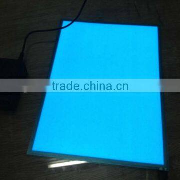 blue electroluminescent (EL) panel A4 with DC12V EL inverter