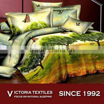 100% micro fiber 3D sweet soft bedding comforter sheets set