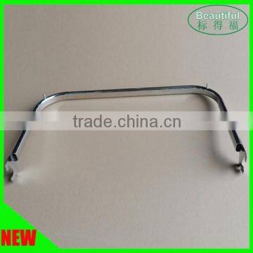 Metal chrome bar clothes hanging bar clothes c rail