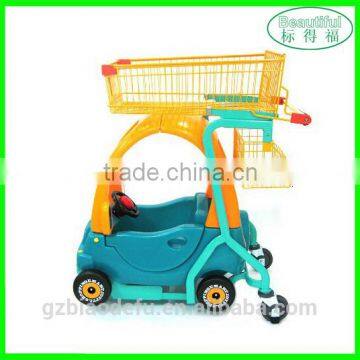 Supermarket kid fun shopping trolley shopping cart