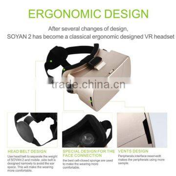New Plastic Virtual Reality Helmet VR headset 3D Glasses for Mobile Phone