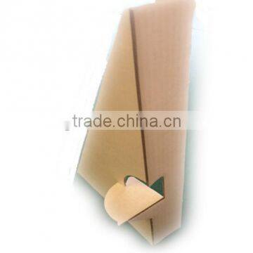 tan color cardboard display easel back