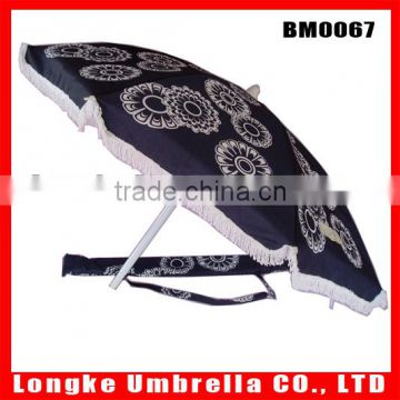 [BM0067]Decorative Indian garden umbrellas for sale with Tassel Indian parasol