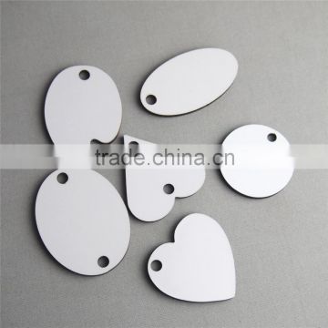 Custom desgin keyring Heat press hardboard MDF blank