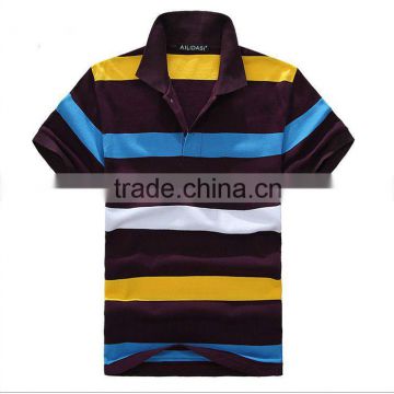 Rugby yarn dyed Polo shirts/ Customized Polo shirt/ Men's Pique Polo shirts