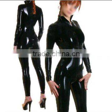 latex catsuit for women fashion catsuit 100% handmade natural latex catsuit/zentai catsuit for women