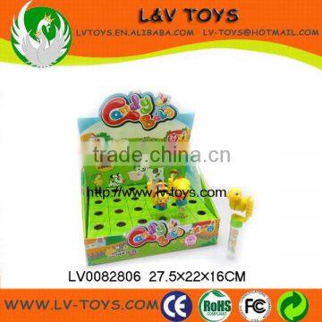 Promotion toy wind up animal candy toys for kids