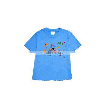 custom logo imprinted boys blue awesome t shirt baby clothes boys33