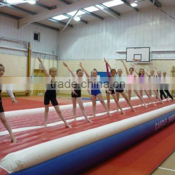 inflatable air tumbling track for gym Type and PVC Material inflatable air tumbling track for gym