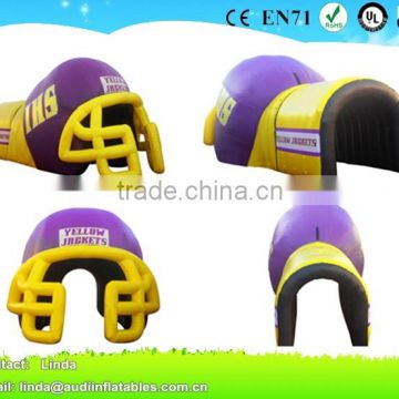 Hot Sale Inflatable Football Helmet Tunnel On Sale