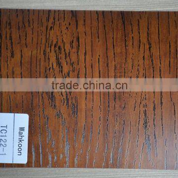 High Quality 0.3mm 3D Structure PVC Wood Grain Decorative Menbrane for Vacuum Membrane Press