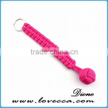 High Quality Custom Keychain With Logo Outdoor Survival Paracord Keychain photo-5