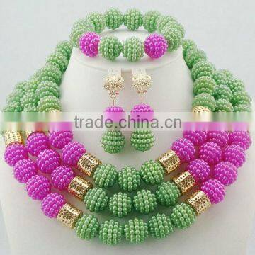 Popular beads Jewelry set, Crystal Necklace And Earring jewelry Sets