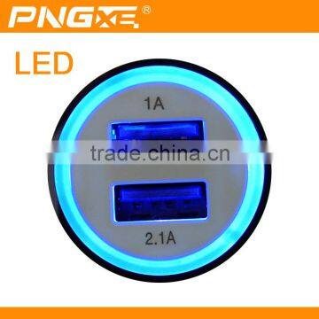 2016 PNGXE Phone Accessory Quick Charge 2.0 Car Charger for Mobile Phone Dual Usb Car Charger photo-2