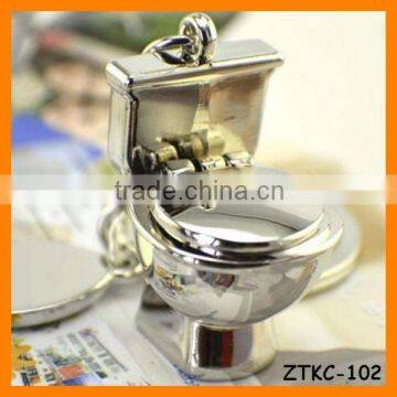 2014 Latest Cute Mini Commode Key Chain, Gift Bag Pendant ZTKC-101