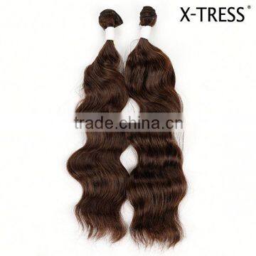 Best selling OEM quality cheap synthetic hair extension directly sale