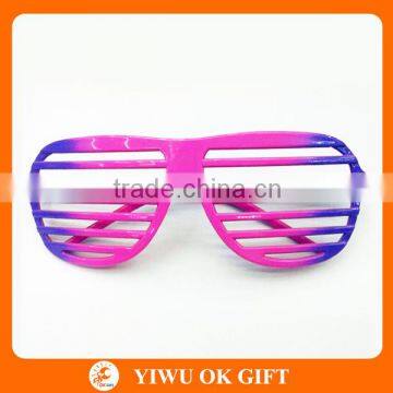 Rainbow shutter party glasses for fun