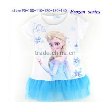 Frozen party child skirt, summer dress for kids