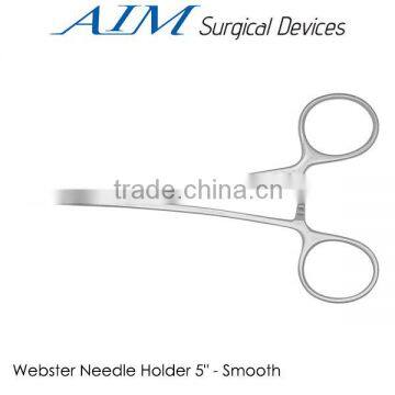 Webster Needle Holder 5" - Smooth