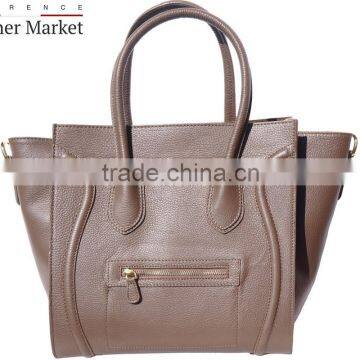 Tote Shopping Bag With Side Extensions (big) Handbags Italian Bags Genuine Leather Florence Leather Fashion photo-4