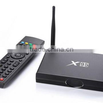 X95 Android 5.1.1 TV Box Amlogic S905 Quad Core 2.4GHz WiFi Bluetooth HD 2.0 Media Player Real-time Display TV Online Player photo-6